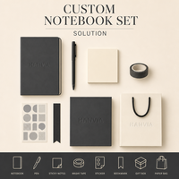 Carnet de notes de voyage extérieur moderne en silicone liquide souple étanche personnalisé A5 avec logo 3D moulé, pages quadrillées lavables