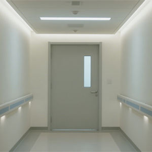 Porte médicale double en acier de qualité hospitalière, salle d'opération de laboratoire, finition intérieure moderne, imperméable, antibactérienne - Product Image 5