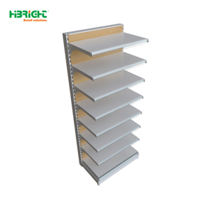 Heavy Duty White Double Sided Grocery Store <b>Racking</b> Adjustable Layer Supermarket Display <b>Shelf</b> for Retail Shop - Product Image 3