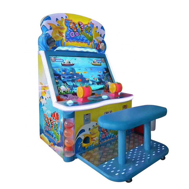 Threeplus Two Players Happy Joystick Fishing Game Machine