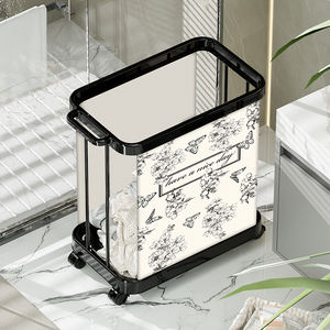 Cesto para <span class=keywords><strong>Ropa</strong></span> con Ruedas de Plástico Imprescindible, con Ruedas Portátiles y Compartimento Espacioso, Ahorra Tiempo en el <span class=keywords><strong>Baño</strong></span> y el <span class=keywords><strong>Armario</strong></span> - Product Image 4