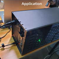 Casing logam untuk Power Supply ATX SFX FlEX (1U) Dok kartu grafis eksternal Dock GPU