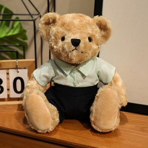 Shengye Orsacchiotto di <span class=keywords><strong>Peluche</strong></span> Unisex di Alta Qualità con Maglietta Rosa e Blu, Imbottitura in Cotone PP, Divertente Pupazzo Animale per Regalo Bambini - Product Image 2