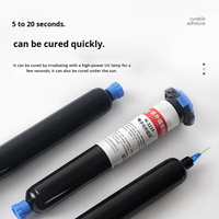 Pegamento electrónico UV Cable de soldadura Protección de juntas Componentes de epoxi Rosca de cámara Enfoque Pegamento de curado de luz UV