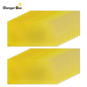 Factory Direct Pure <b>Beeswax</b> Foundation <b>Sheet</b> Natural Wax Comb Base Beehive Frame Supplies Wholesale - Product Image 6