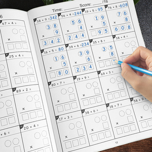 Tùy chỉnh ngôn ngữ khác nhau giáo dục <span class=keywords><strong>in</strong></span> ấn của các trang bên trong của dòng toán học thực hành viết cuốn sách - Product Image 2