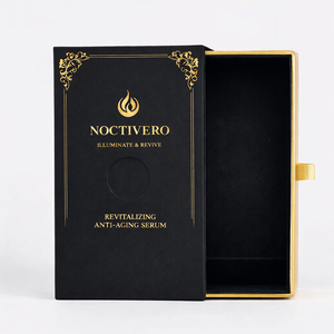 กล่องบรรจุภัณฑ์เครื่องสำอางแบบพรีเมียมสั่งทำพิเศษสำหรับผลิตภัณฑ์ดูแลผิว กล่องแบบเลื่อน ปั๊มร้อน รับผลิตแบบ OEM พิมพ์โลโก้ตามสั่ง ผู้ผลิต - Product Image 3