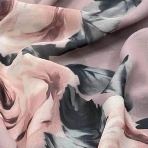 Pañuelo Tradicional de Chifón para Mujeres Musulmanas, Nuevo Estampado de Rosas para Uso Diario - Product Image 5