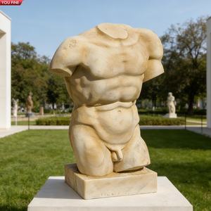 Escultura de Torso de Mármol Clásica YOUFINE para Decoración de Jardín, Arte al Aire Libre y Parques - Product Image 1