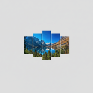 Printed Canvas of Saint Mary Lake & Wild Goose Island, 5P Art,5P Mix-Gallery <b>Wrap</b> - Product Image 2