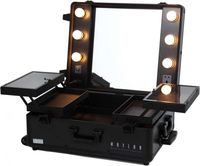 DreamCase – sac de voyage avec miroir lumineux Led, étui de transport pour maquillage, meilleur prix
