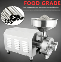 Molino Eléctrico de Granos de Café y Cereales Ultrafino de 3kW, Multivoltaje (110/220/380V), Máquina Comercial Personalizada para Procesamiento de Alimentos