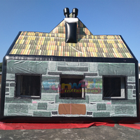 Tente de fête gonflable géante de qualité commerciale pour l'extérieur, style pub irlandais, avec garantie d'un an, tissu Oxford durable, résistante au vent, installation facile