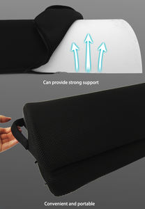 Repose-pieds pour sous le bureau au travail - Repose-pieds polyvalent avec housse lavable, coussin en mousse - Product Image 3