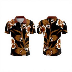 Logo personnalisé, imprimé numérique 3D, respirant, motif floral crâne rose, grande taille, unisexe, décontracté, pour chemise, antibactérien, anti-UV - Product Image 1