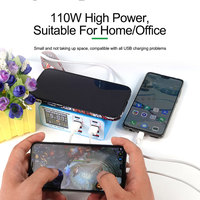 Chargeur rapide intelligent Relife RL-304S 1+8, chargeur USB, charge sans fil 15W, double QC3.0 et chargeur rapide 45W avec 8 ports