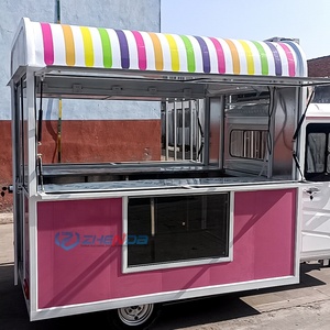 Tricycle alimentaire mobile personnalisé à 3 roues, camion de restauration mobile, bar mobile, tricycle électrique pour remorque - Product Image 1