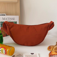 Sac bandoulière léger en nylon, petit sac à main décontracté et polyvalent pour femme, idéal pour l'été