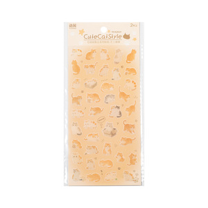 Paquete de 2 Hojas de Pegatinas de Papel Washi con Lindos Diseños de Gatos, Resistentes al Agua, para Decoración de Diarios, Fundas de <span class=keywords><strong>Teléfono</strong></span> y Collages - Product Image 5