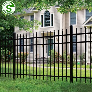 <span class=keywords><strong>Clôture</strong></span> <span class=keywords><strong>en</strong></span> acier galvanisé de 7 pieds de haut, facile à assembler, panneaux de <span class=keywords><strong>clôture</strong></span> métalliques, <span class=keywords><strong>clôture</strong></span> <span class=keywords><strong>en</strong></span> <span class=keywords><strong>fer</strong></span> forgé <span class=keywords><strong>pour</strong></span> jardin et maison - Vente chaude - Product Image 2