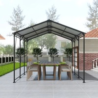 Abri de voiture 20x20 pieds en acier renforcé toutes saisons, directement de l'usine, en stock, supporte la personnalisation, abri de garage extérieur double pour voitures