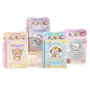 Sổ tay nhỏ xinh kiểu xoắn ốc Mikko bán buôn MK042, dành cho học sinh, dễ thương, kiểu Kawaii, sổ tay nhỏ gọn, văn phòng phẩm sáng tạo hoạt hình - Product Image 1