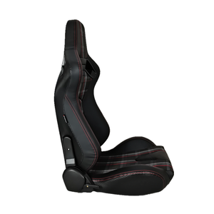 Nuovi Sedili Sportivi Universali in Pelle PVC con Doppia Guida Scorrevole per Auto e Gaming - Product Image 3