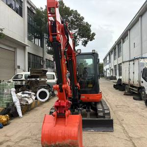 Almost New Used Kubota U55-4 Excavator With Rubber <b>Trackers</b> in Wholesale Price Secondhand Kubota U55 U55-4 Excavator Swing boom - Product Image 6