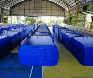 海啸台风地震室内模块化疏散救援帐篷弹出帐篷