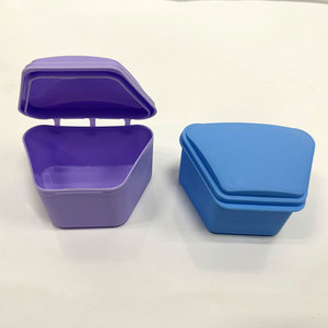 Caja de almacenamiento para retenedores dentales, forma poligonal, a prueba de polvo, para uso doméstico de aparatos de ortodoncia - Product Image 2