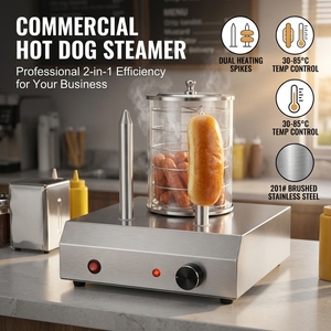 Chauffe-beignets en acier inoxydable pour comptoir, machine de maintien des beignets, cylindre transparent, appareil de présentation pour boulangerie - Product Image 5