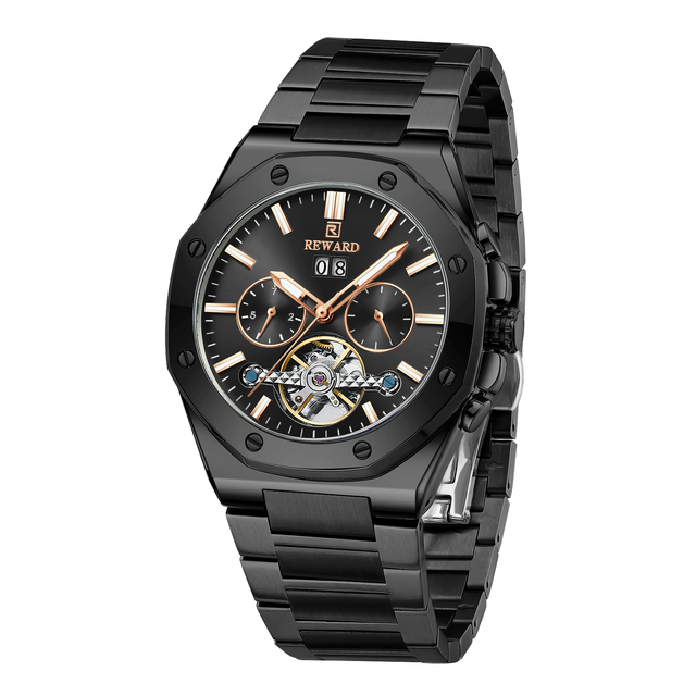 OEM Wholesale Luxury Custom Watches Men Wrist Water Resistant Chronograph Stainless Steel Men Watch