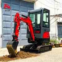 Mini-excavatrice sur chenilles de 1,8 tonne, moteur diesel Kubota, normes EPA CE Euro5, excavatrice compacte pour travaux agricoles, jardinage et construction