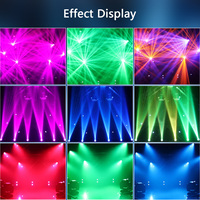 Lumière de scène à faisceau mobile 295W haute puissance, effet de faisceau, de prisme, de gobo, d'effet arc-en-ciel, contrôle DMX, musique, pour DJ, KTV, fête
