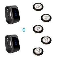 Bracelet vibrant étanche montre récepteur sans fil Restaurant téléphone serveur sans fil appel Bell Restaurant Serv