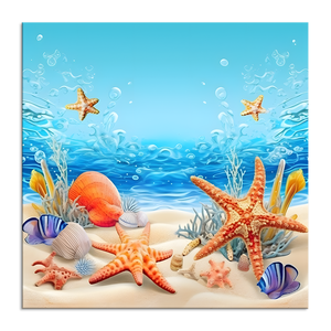 <span class=keywords><strong>Seaworld</strong></span> papier peint mural pour enfants diamant peinture bricolage diamant peinture kits pour enfants - Product Image 1
