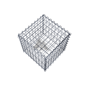 กรงหินเชื่อมรั้วเกเบียลเคลือบสังกะสีใช้ตกแต่งสวนขนาด40*40*40ซม. - Product Image 3