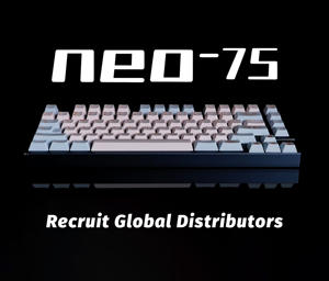 Kit de clavier mécanique <span class=keywords><strong>en</strong></span> aluminium premium Neo75, disposition 75%, montage sur joint, QMK VIA, faible MOQ, <span class=keywords><strong>lot</strong></span> mixte de 50 pour les agents mondiaux - Product Image 1