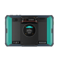 IP66 8 pouces industriel robuste Android 13.0 tablette 4 Go de RAM 64 Go de ROM UHF biométrique portable NFC tablette PC avec lecteur de codes à barres