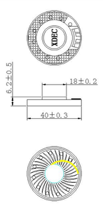 Nhà Máy OEM 1.5 Inch 40 Mm 32 <span class=keywords><strong>Ohm</strong></span> 50 Mw Giảm Tiếng Ồn Loa Hi-Fi Tai Nghe Thành Phần - Product Image 5
