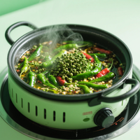 WXE Weixiaoer Base de Soupe Hot Pot au Poivre Vert et au Suif de Bœuf Sichuan Mala 500g Durée de Conservation de 12 Mois