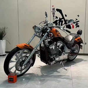 Modèle de moto <span class=keywords><strong>vintage</strong></span> en métal moulé sous pression Maisto à l'échelle 1:18, Softail Deuce, jouet de collection - Product Image 6