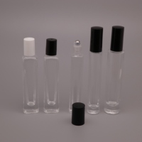 Bouteille de rouleau de parfum de haute qualité contenant de déodorant portable 1ml 2ml 3ml 5ml 10ml 15ml rouleau de verre transparent sur la bouteille