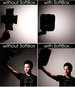 Diffuseur Softbox SB600 pour panneau lumineux vidéo LED <span class=keywords><strong>YONGNUO</strong></span> <span class=keywords><strong>YN600L</strong></span> II YN900 YN300 III, filtre doux pliable et portable - Product Image 6
