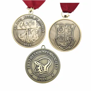 Trophies And Medals Sports basketball Metal Medal Design With Great Price