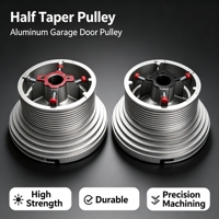 Roue demi-tour en aluminium moulé OEM ODM, tambour de câble métallique pour quincaillerie de porte sectionnelle industrielle à levage élevé