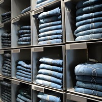 Pantalones Vaqueros Cuadrados de Mezclilla para Mujer, Usados, de Alta Calidad, de Pierna Ancha, para Verano, en Fardos, Tallas Variadas, MOQ Bajo, Segunda Mano, Limpios