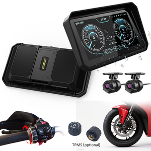 <span class=keywords><strong>BMW</strong></span>バイク用スマートスクリーン、ワイヤレスCarPlay対応、6～7インチタッチスクリーン、IP67防水、デュアルBluetooth、音声コントロール＆盗難防止機能搭載 - Product Image 2