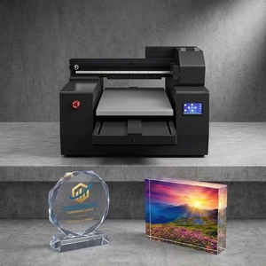 เครื่องพิมพ์อิงค์เจ็ทแบบแท่นราบ MT COLOR 4050 A3 UV รุ่น XP600 CMYK+W+<span class=keywords><strong>V</strong></span> สำหรับงานอุตสาหกรรม พิมพ์บนอะคริลิก โลหะ แก้ว ปรับความสูงอัตโนมัติ - Product Image 1