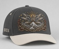 Casquette de baseball personnalisée style Old English, 5 panneaux, visière incurvée, style Dad Hat, streetwear urbain West Coast, vente en gros, faible MOQ